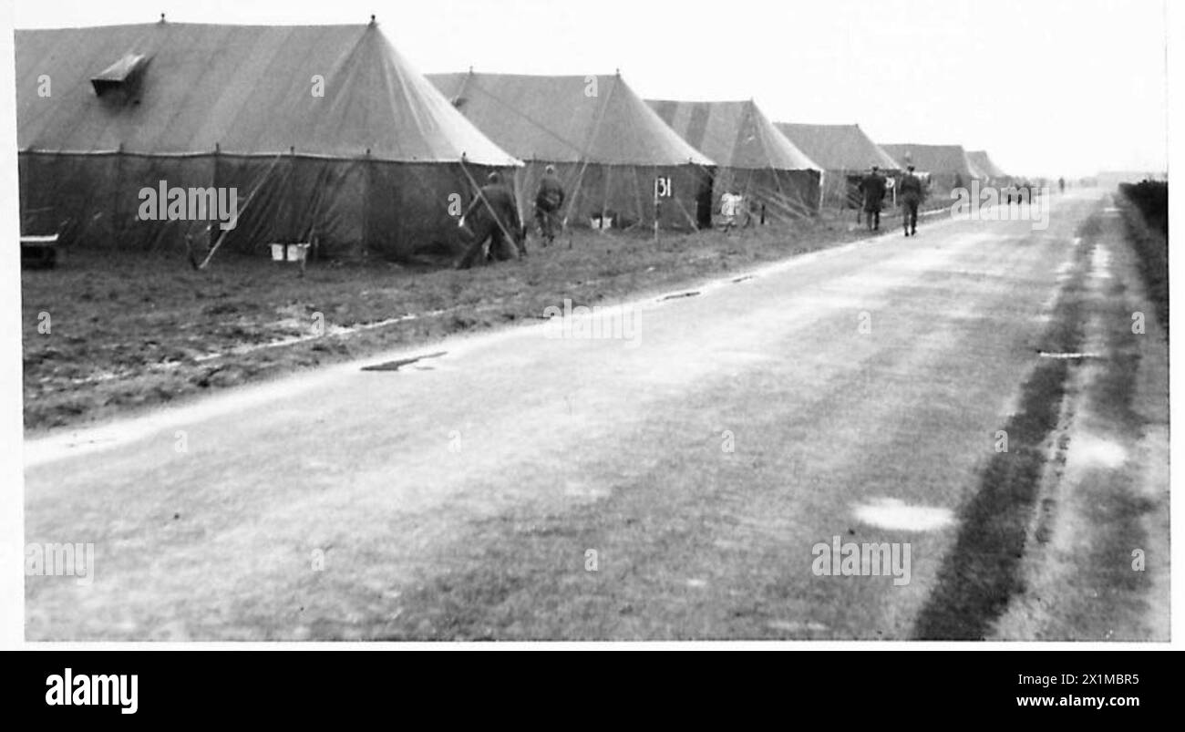 Munitions- und Versorgungskippen in Doncaster, die von der britischen Armee zur Lagerung von Militärgütern und Munition genutzt wurden. Stockfoto