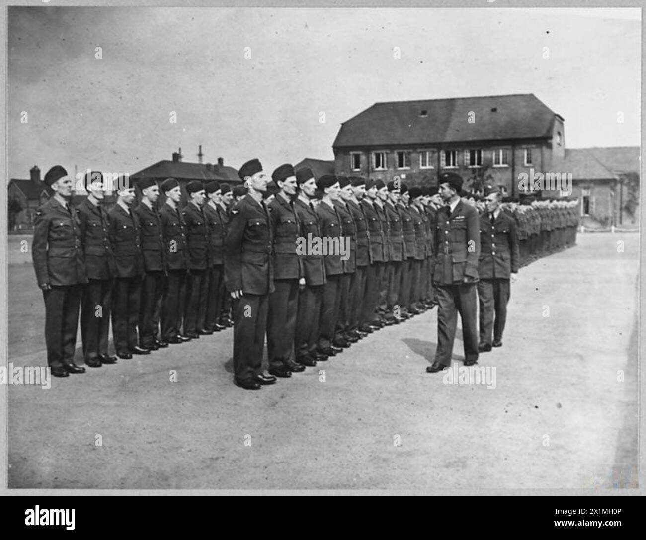 R.A.F. FREIWILLIGE RESERVE - Bohrungen, Royal Air Force Stockfoto