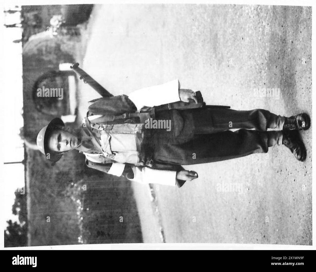 Die British Army Traffic Control Group des Aldershot Command führt Aufgaben im Bereich des militärischen Verkehrs aus. Stockfoto