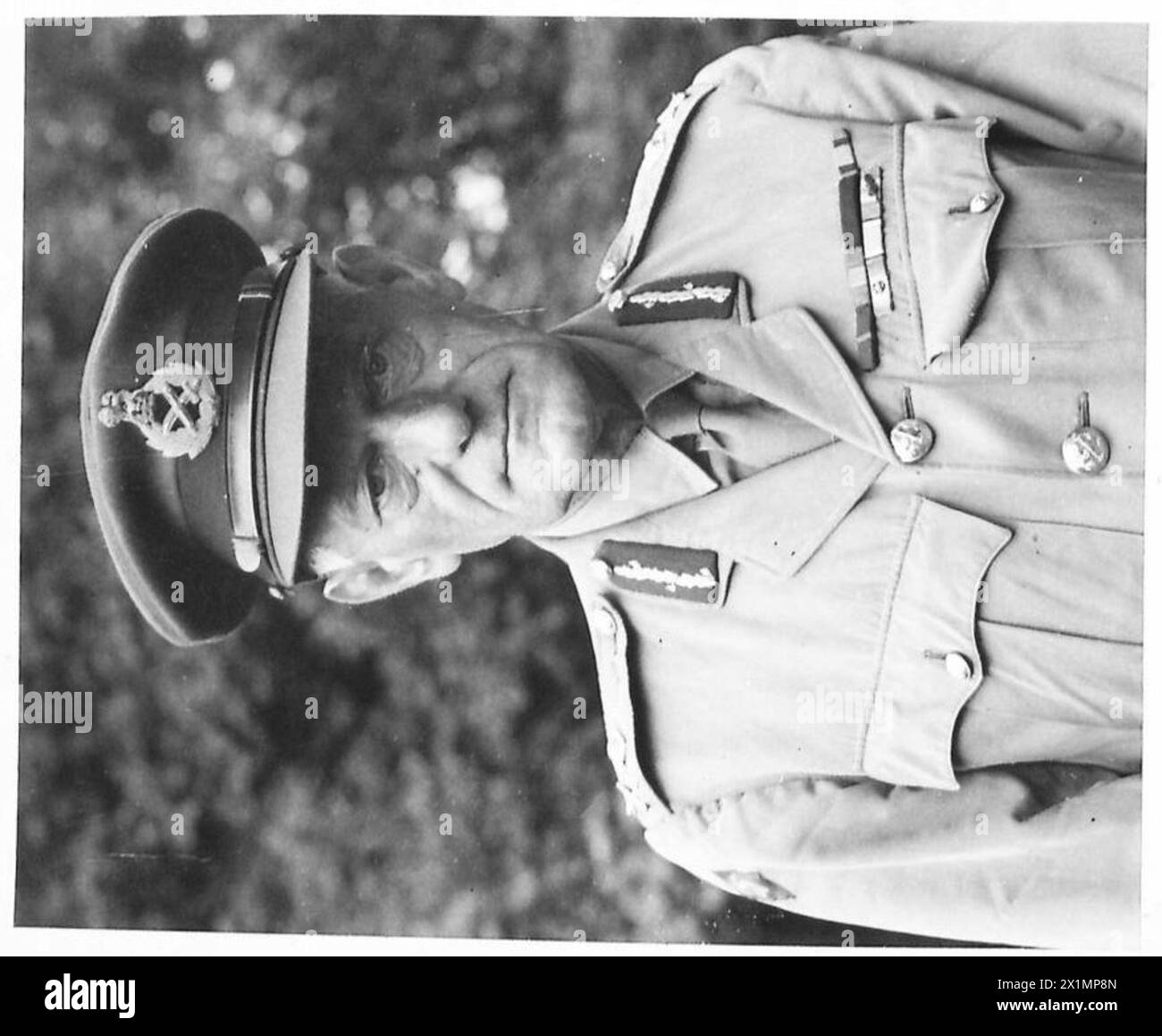 Negativ - Major General Sir Charles Gordon-Watson, KBE., CMG., FRCS., beratender Chirurg, Northern Command, British Army Stockfoto