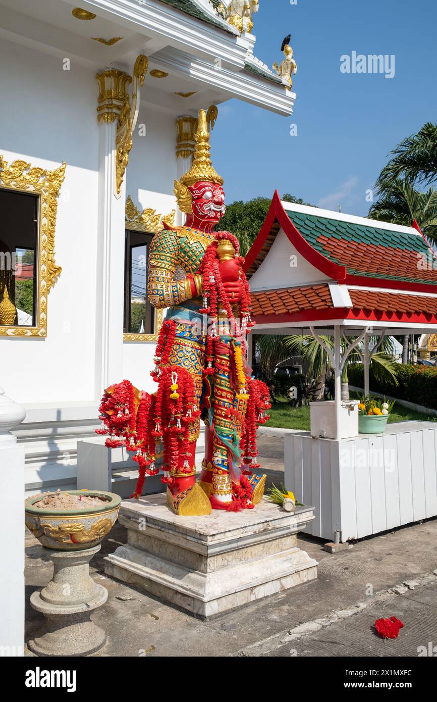 Der buddhistische Tempel emple Wat Chai Mongkhon Pattaya Thailand Stockfoto