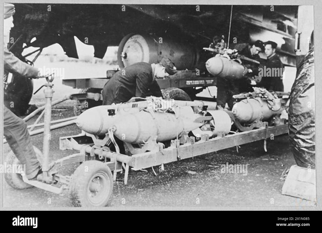 Zwischen 1940 und 1945 führte die Royal Air Force während des Zweiten Weltkriegs Luftverteidigungs-, Trainings- und Einsatzmissionen in ganz Großbritannien durch Stockfoto