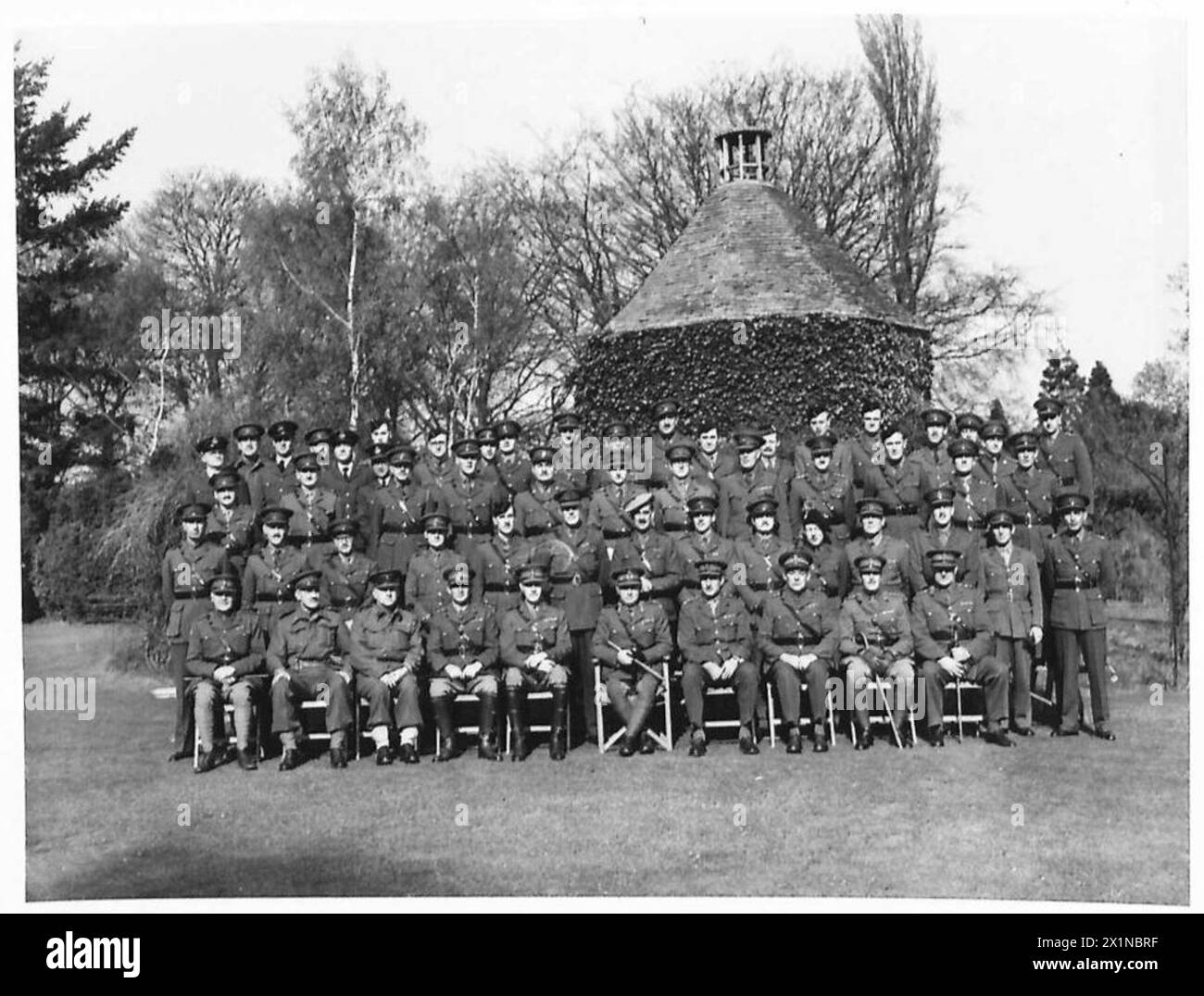 Das Hauptquartier eines britischen Armeekorps übernimmt Verwaltungs- und Bibliotheksaufgaben im Hauptquartier des 2. Korps. Stockfoto