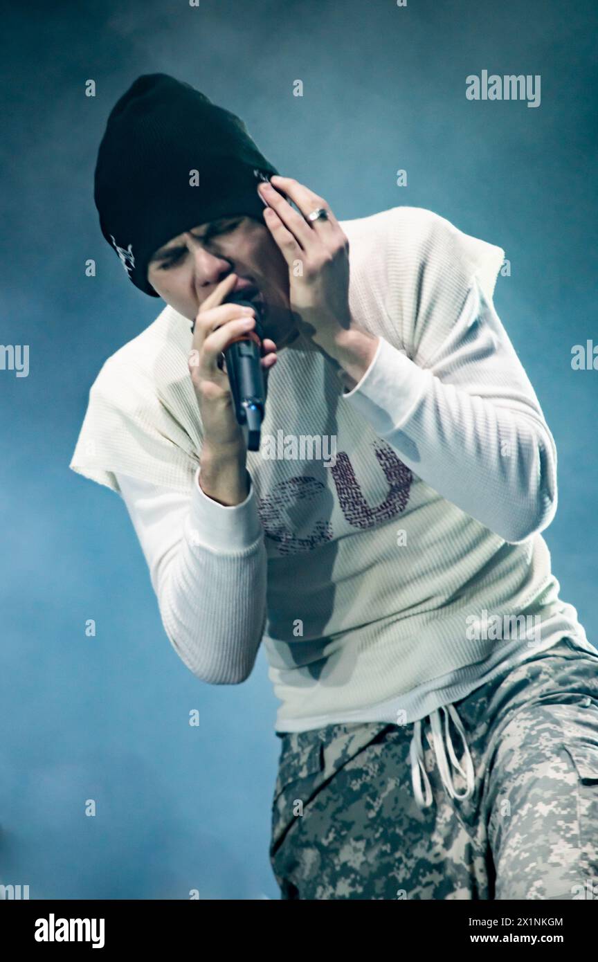 London, Vereinigtes Königreich. April 2024. Der Junge LAROI auf der Bühne im Alexandra Palace. Cristina Massei/Alamy Live News Stockfoto