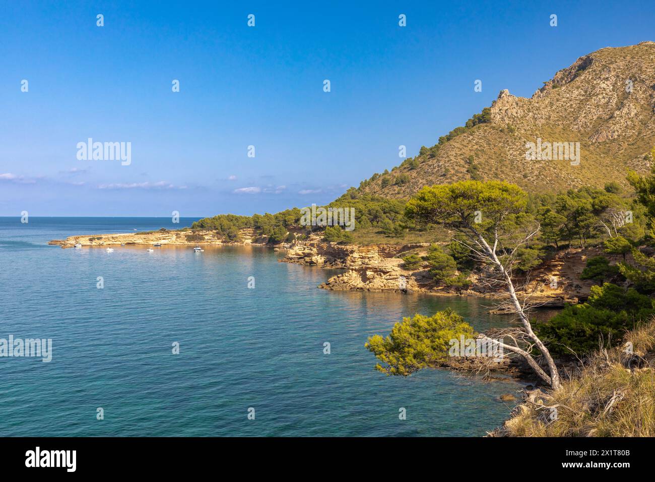 Bucht von es Calo bei Betlem, Insel Mallorca, Spanien Stockfoto