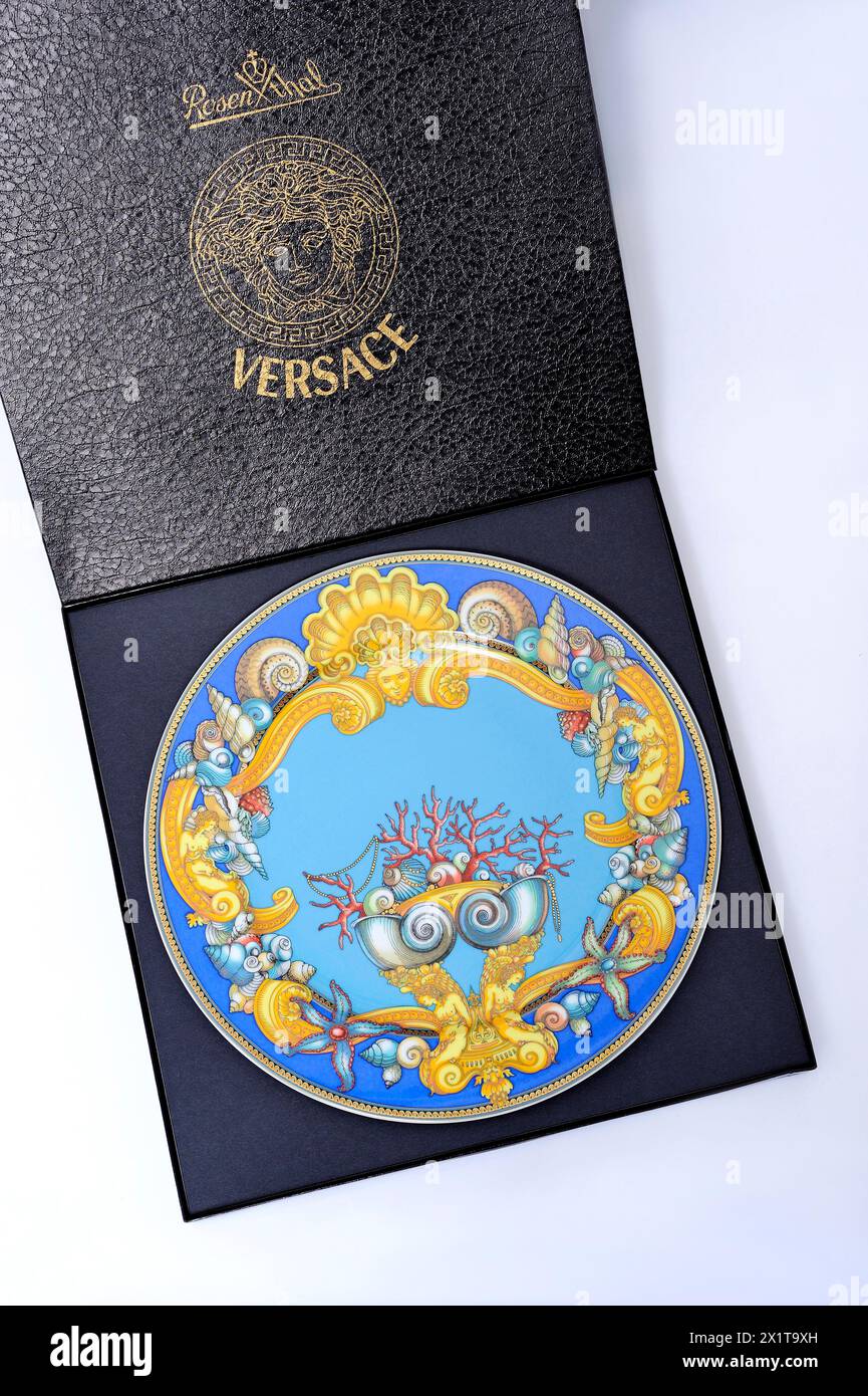 Rosenthal, Versace, Wohnhaus, Lifestyle, Rosenthal, Versace, Wohnen Zuhause, Lifestyle, Herstellung, klassisch, Kollektion, Accessoires, Luxus Stockfoto