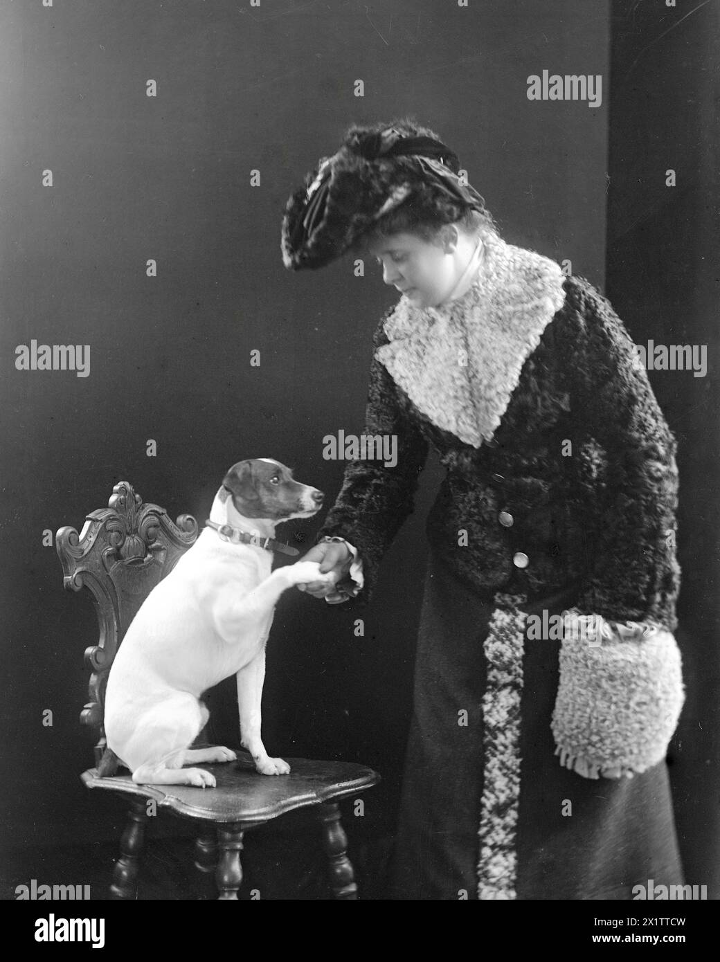 Anton Blomberg (schwedischer Fotograf) - Constance Byström - 1905 Stockfoto