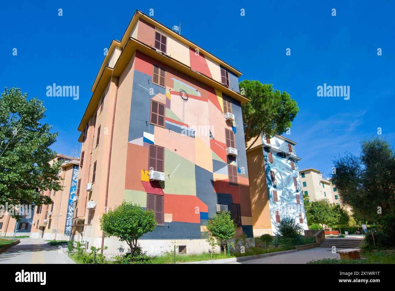 Wandbilder. Viertel Tor Marancia. Rom. Latium. Italien Stockfoto