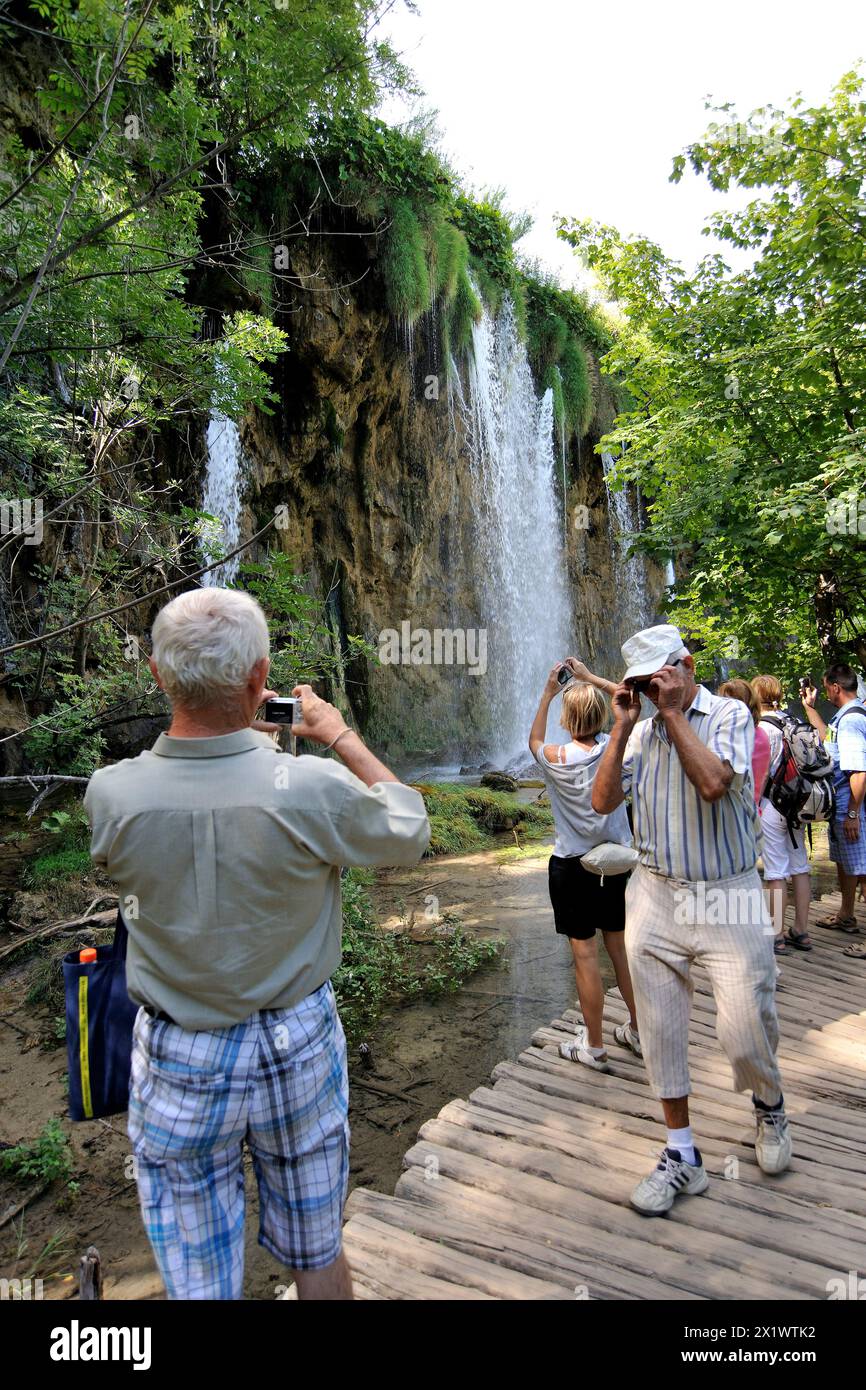 Nationalpark Plitvicka Jezera. Kroatien. Europa Stockfoto