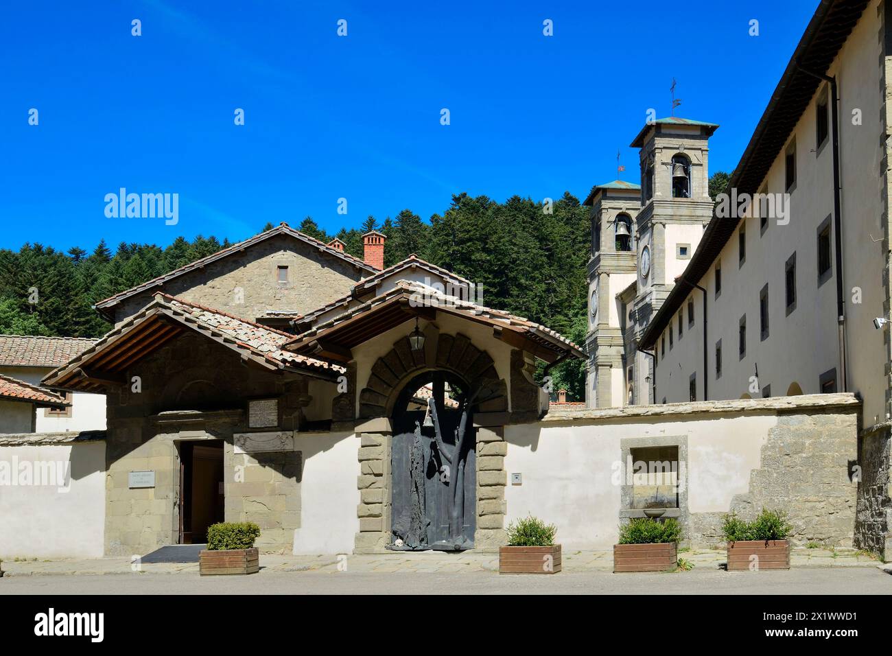 Eremitage von Camaldoli. Poppi. Toskana. Italien Stockfoto