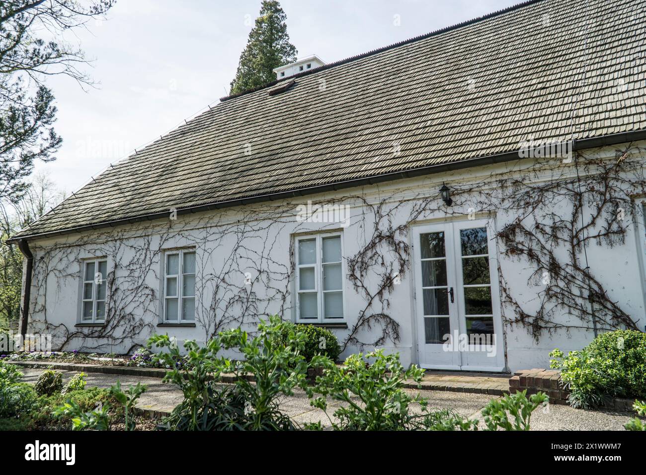 Zelazowa Wola, Polen - 7. April 2024 - Herrenhaus - Geburtsort von Frederic Chopin Stockfoto