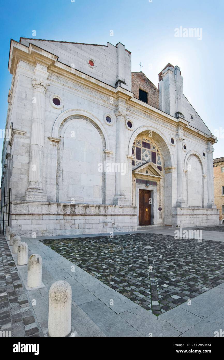 Malatesta Tempel. Rimini. Emilia Romagna. Italien Stockfoto