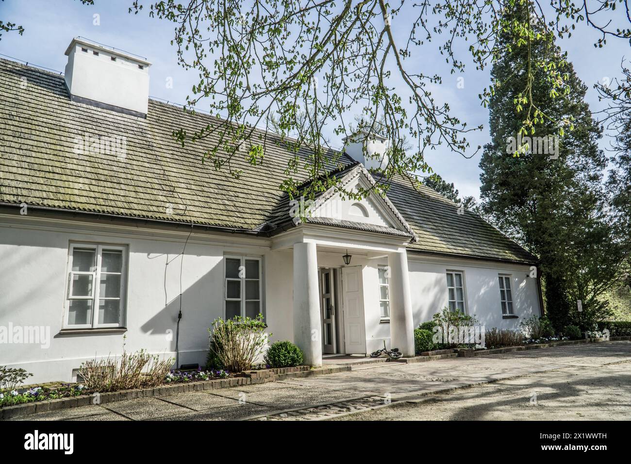 Zelazowa Wola, Polen - 7. April 2024 - Herrenhaus - Geburtsort von Frederic Chopin Stockfoto
