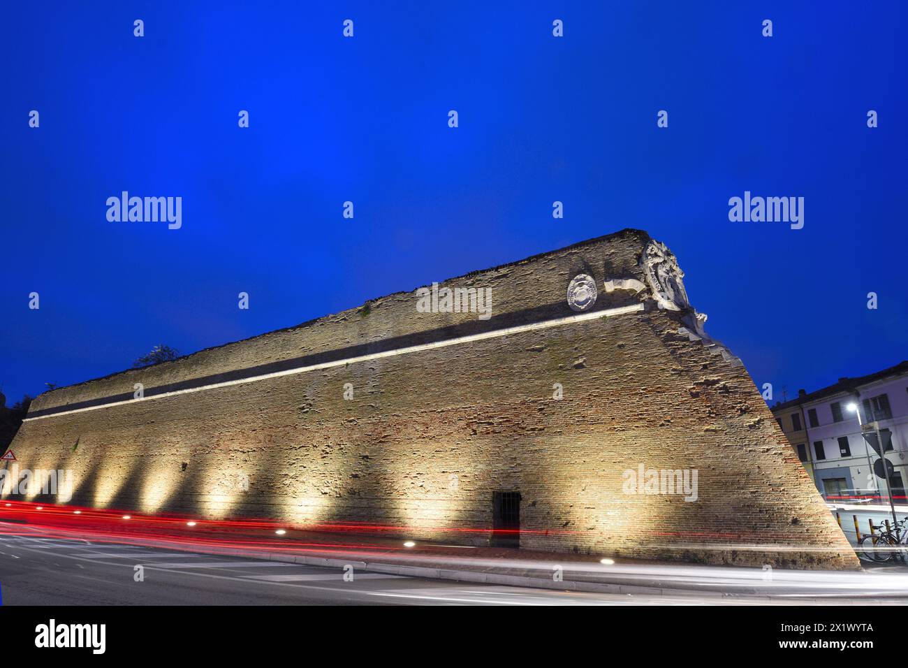 Sangallo Bastion. Fano. Marken. Italien Stockfoto