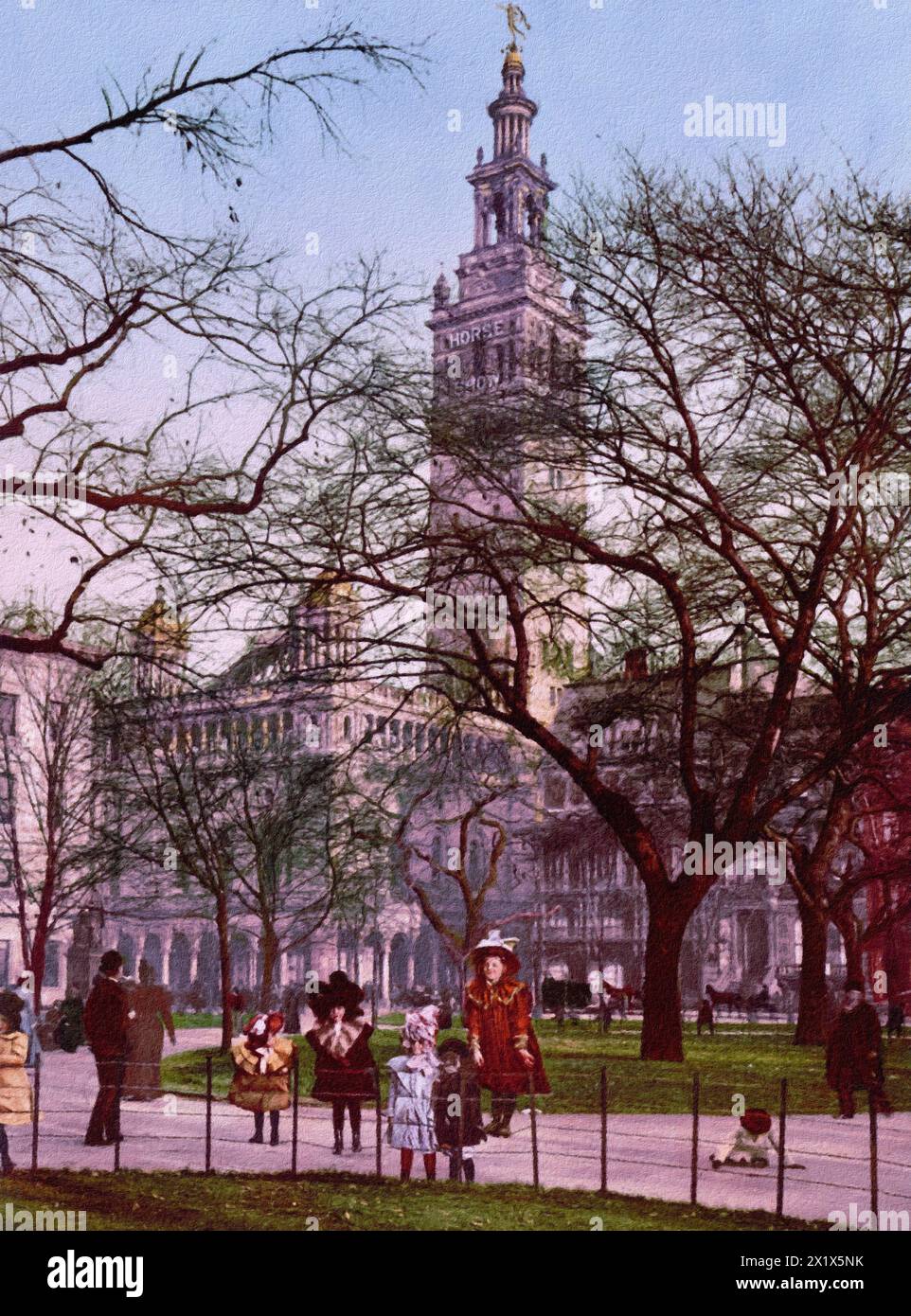 Madison Square Garden, New York City 1901. Stockfoto
