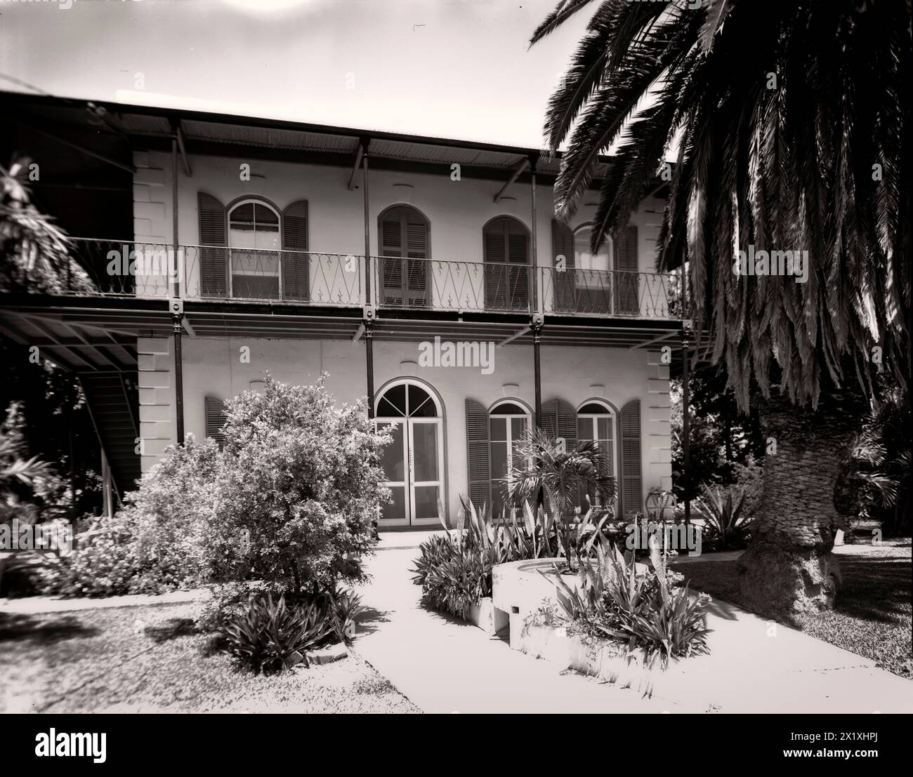 Tift-Hemingway House, 907 Whitehead Street, Key West, Monroe County, FL in den 1930er Jahren Stockfoto
