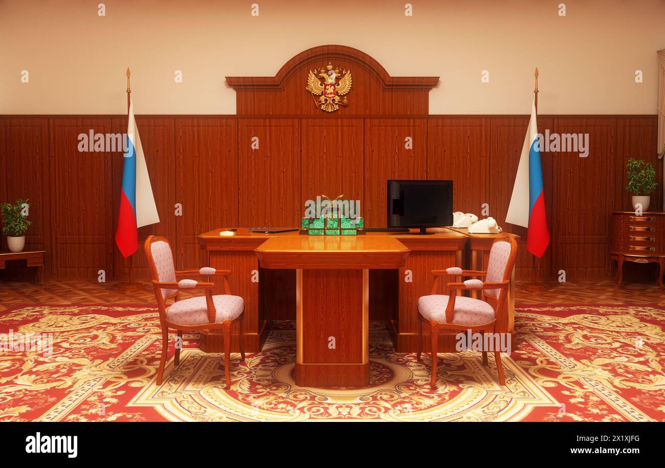 Das Büro des russischen Präsidenten im Kreml Stockfoto