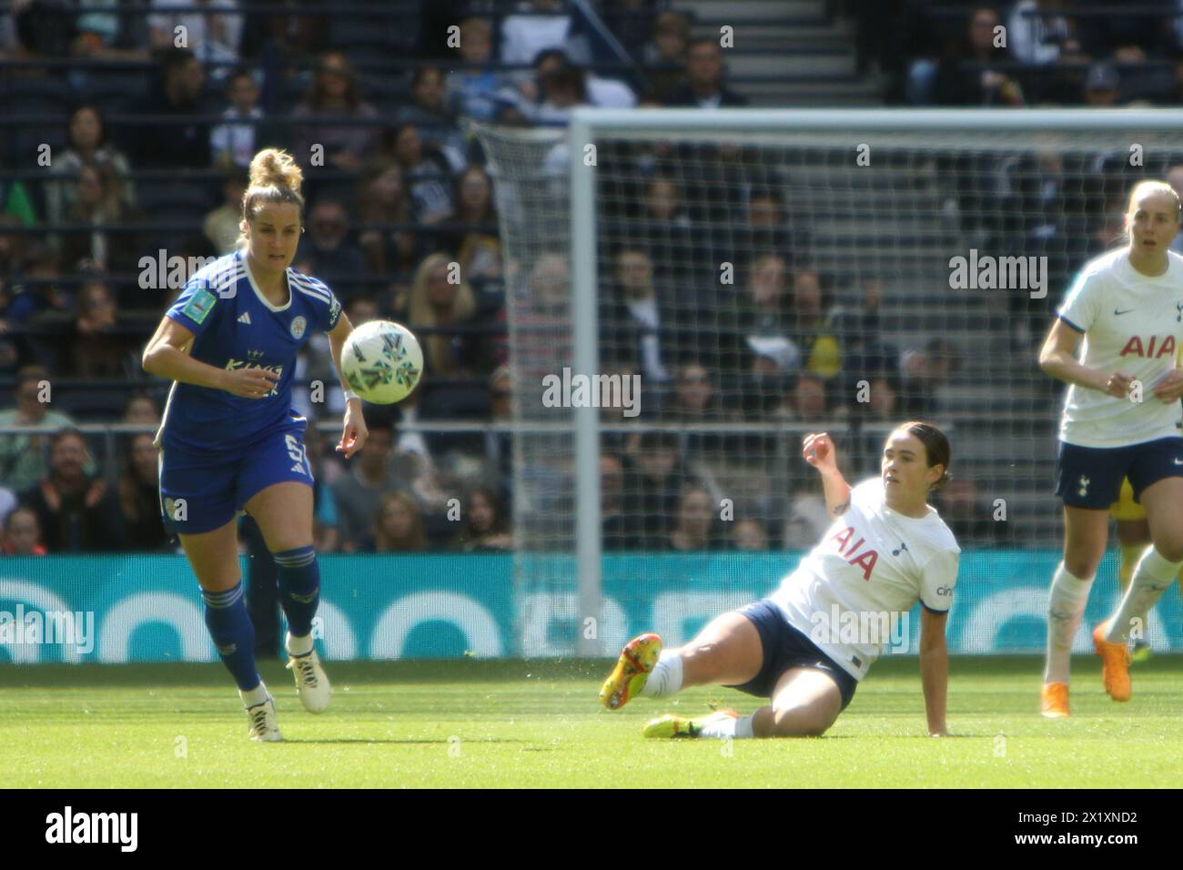 Grace Clinton Tottenham Hotspur FC Women gegen Leicester City FC Women Adobe Women's FA Cup Halbfinale Tottenham Hotspur Stadium 14. April 2024 Stockfoto