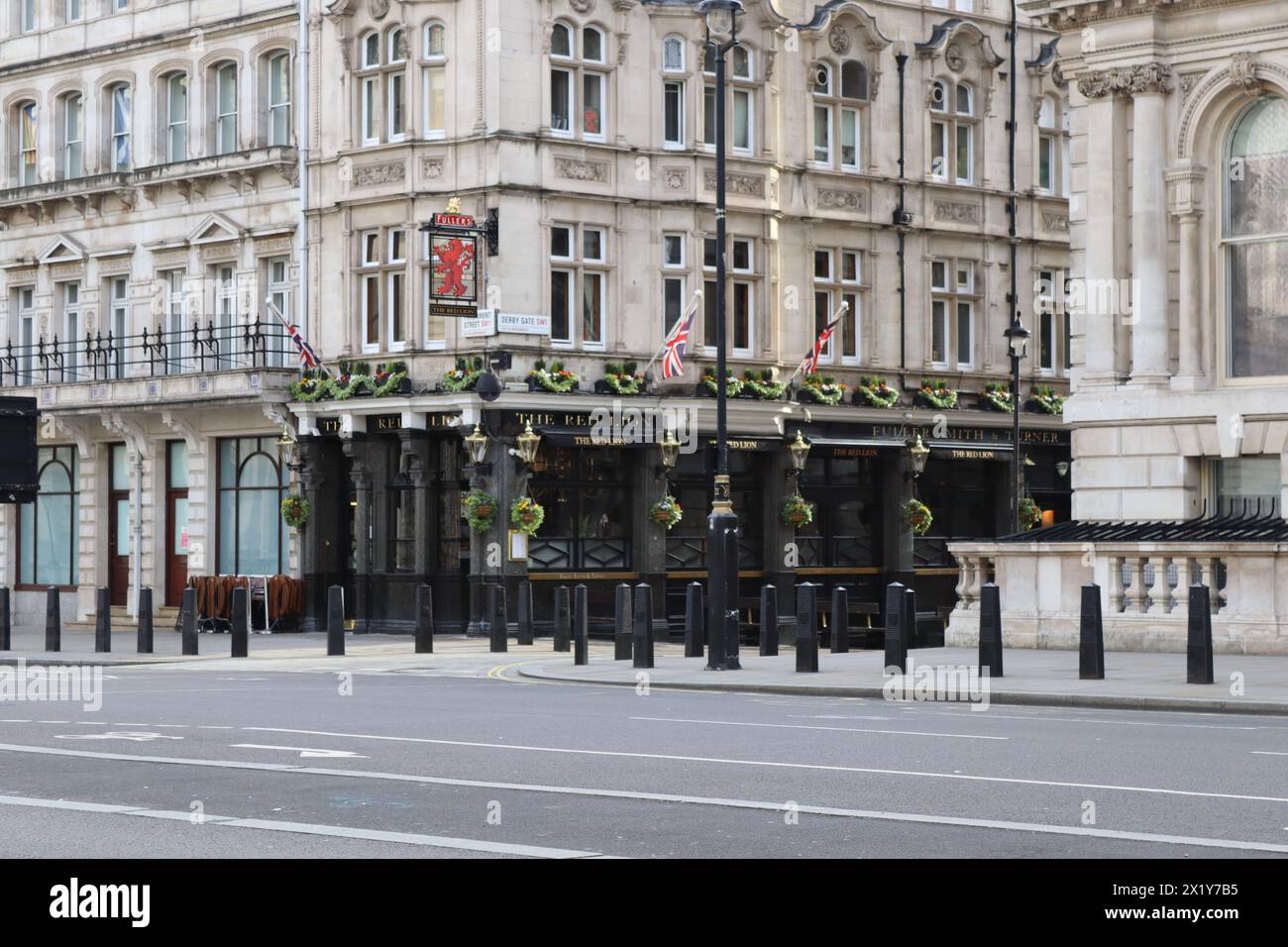 Red Lion Pub Stockfoto