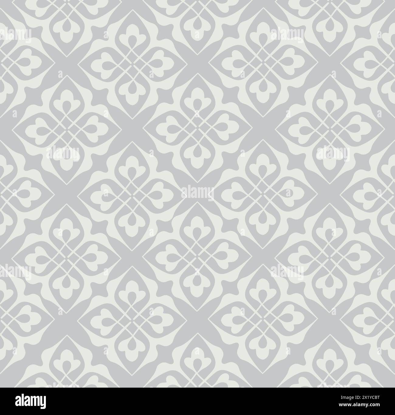 Nahtloses Arabesk-Muster mit Blumenmuster. Florierende Stoffstruktur. Dekorativer Garten im Retro-Stil mit Blumenmuster. Stock Vektor