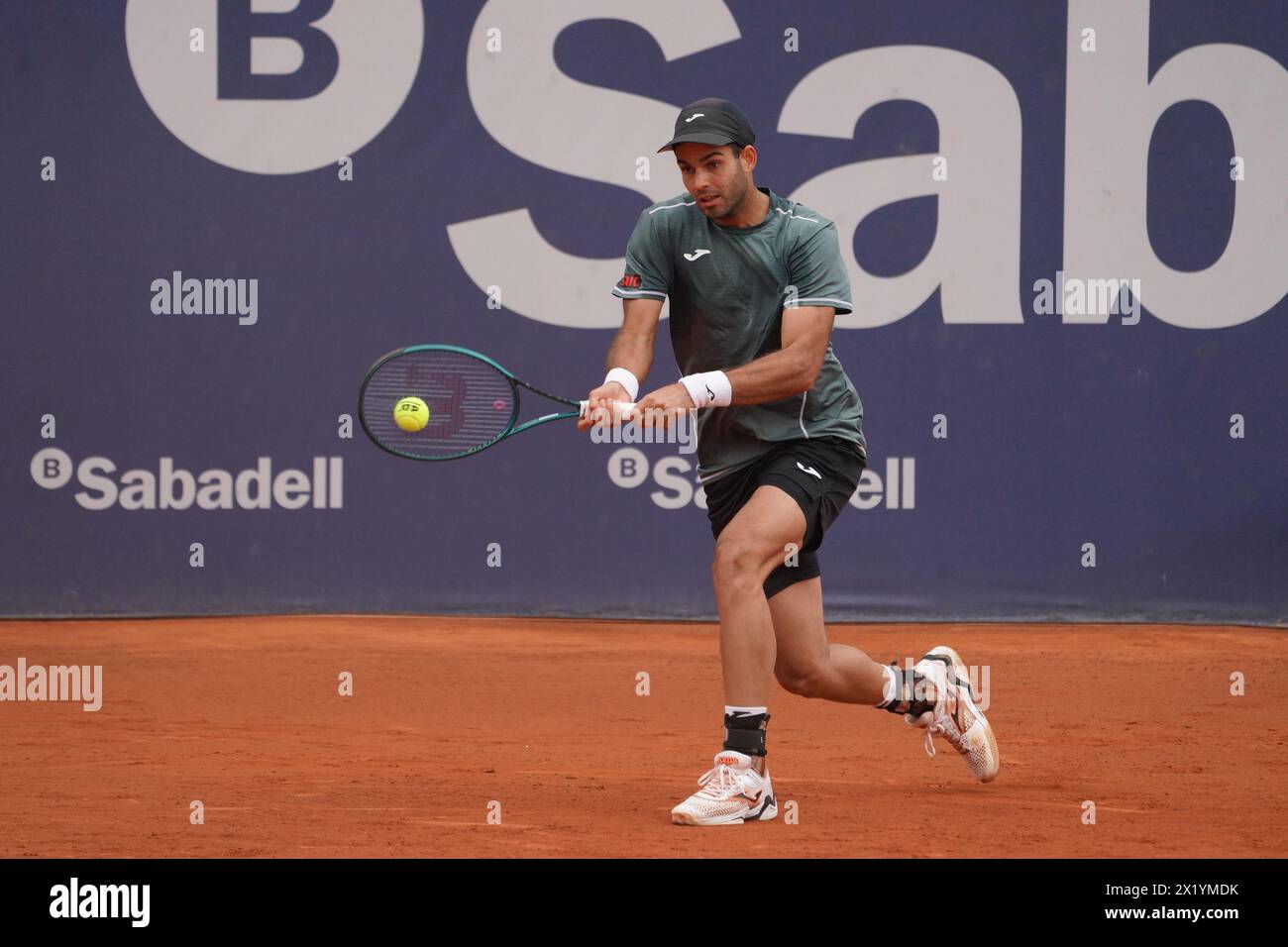 April 2024; Real Club de Tenis Barcelona 1899, Barcelona, Spanien: ATP 500 Barcelona Open Banc Sabadell Tennis, 4. Tag; Facundo Diaz Acosta (ARG) Stockfoto