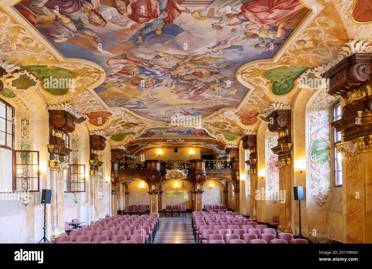 Marianum Oratorium in der Universität (Uniwersytet) im Universitätsviertel in der Altstadt (Stare Miasto) von Wrocław (Breslau, Breslau) in der Dolnośl Stockfoto