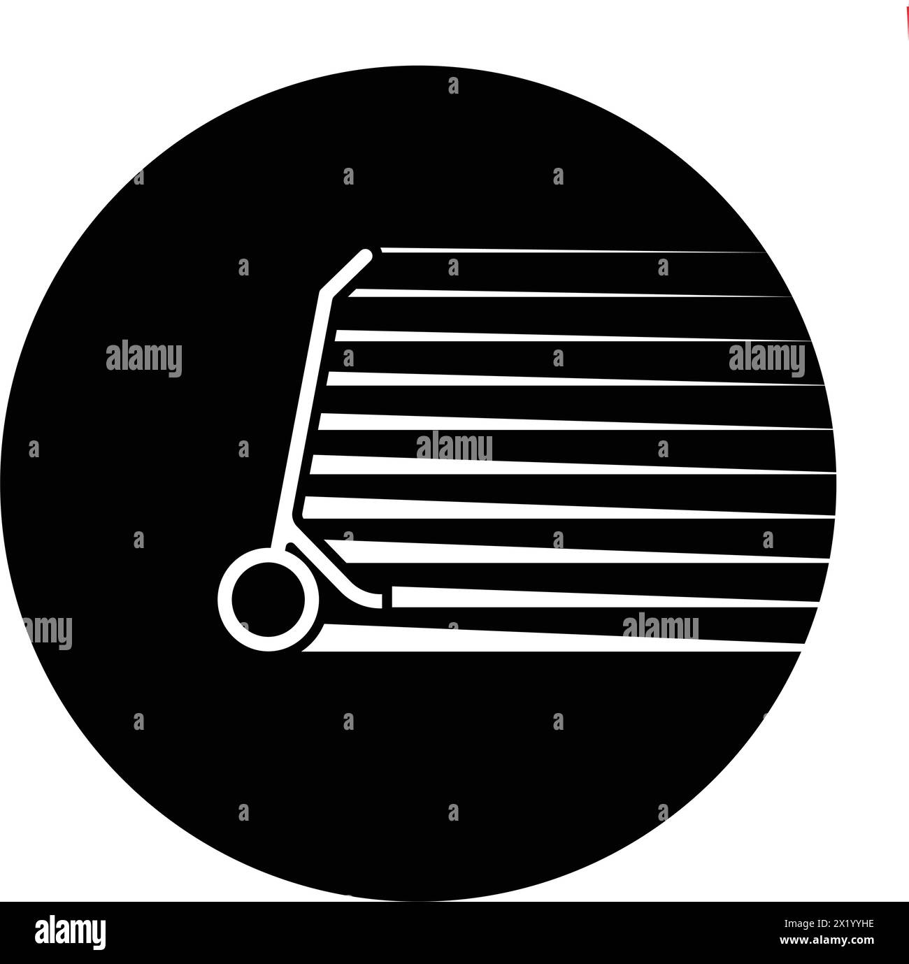 Roller Logo Vektor Illustration Design Stock Vektor