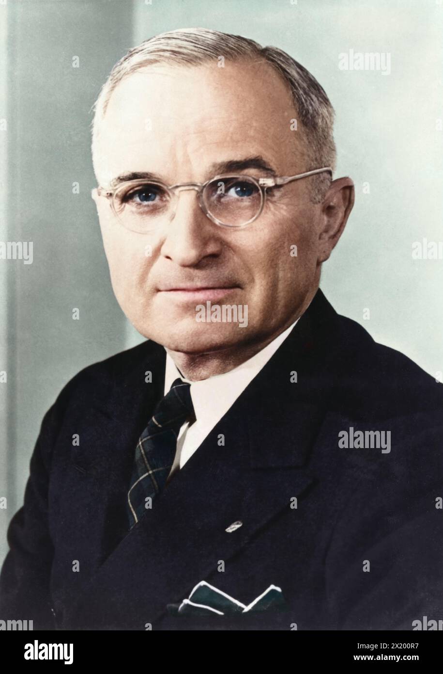 Harry S. Truman. Wahrscheinlich in den 1940er-50er-Jahren Stockfoto