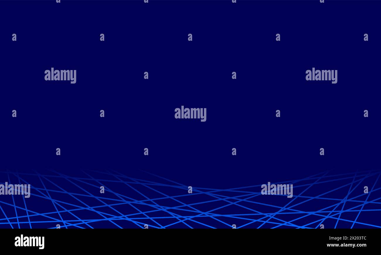 Isolierter vertikal gestreifter abstrakter blauer leerer Hintergrund Stock Vektor