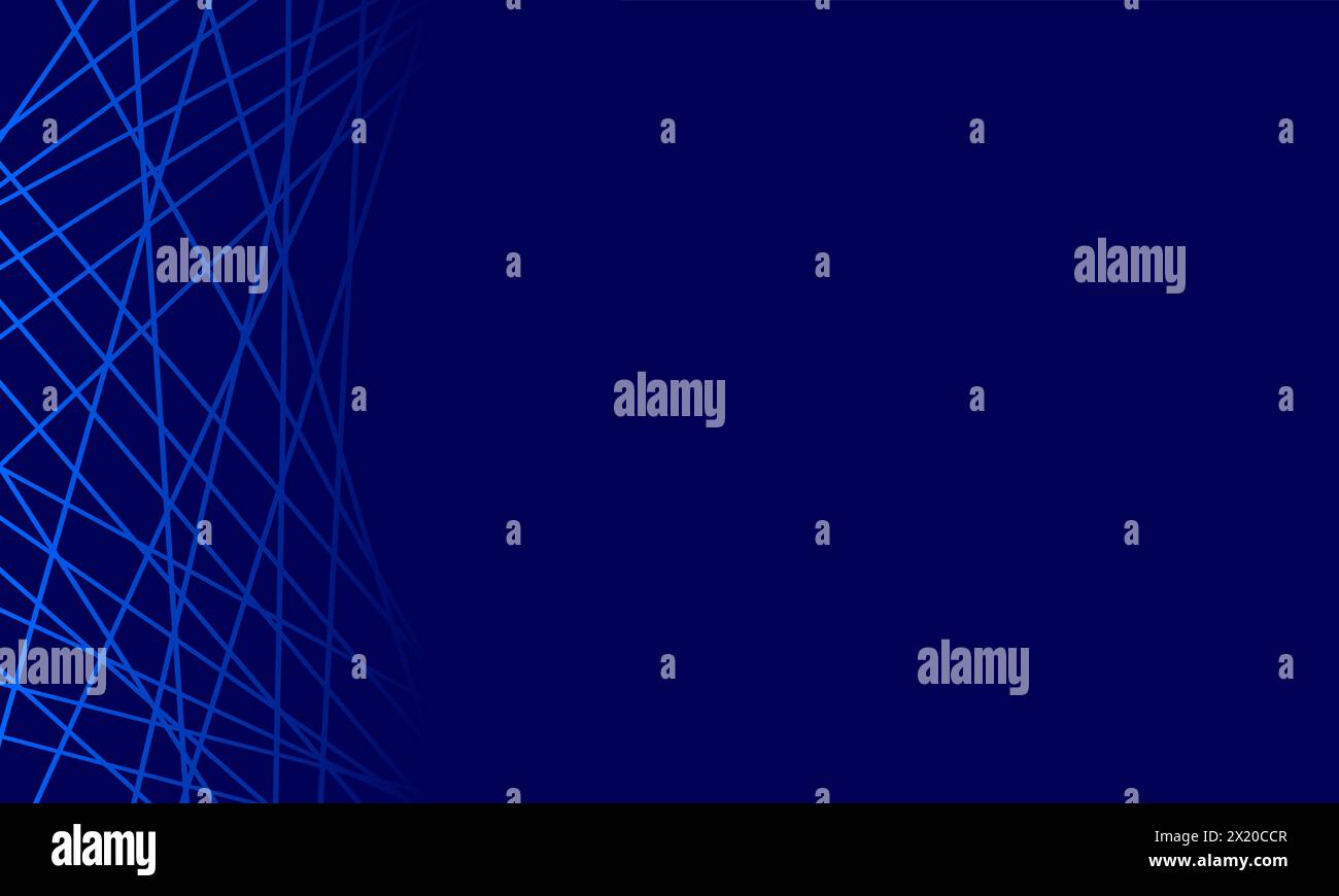 Isolierter vertikal gestreifter abstrakter blauer leerer Hintergrund Stock Vektor