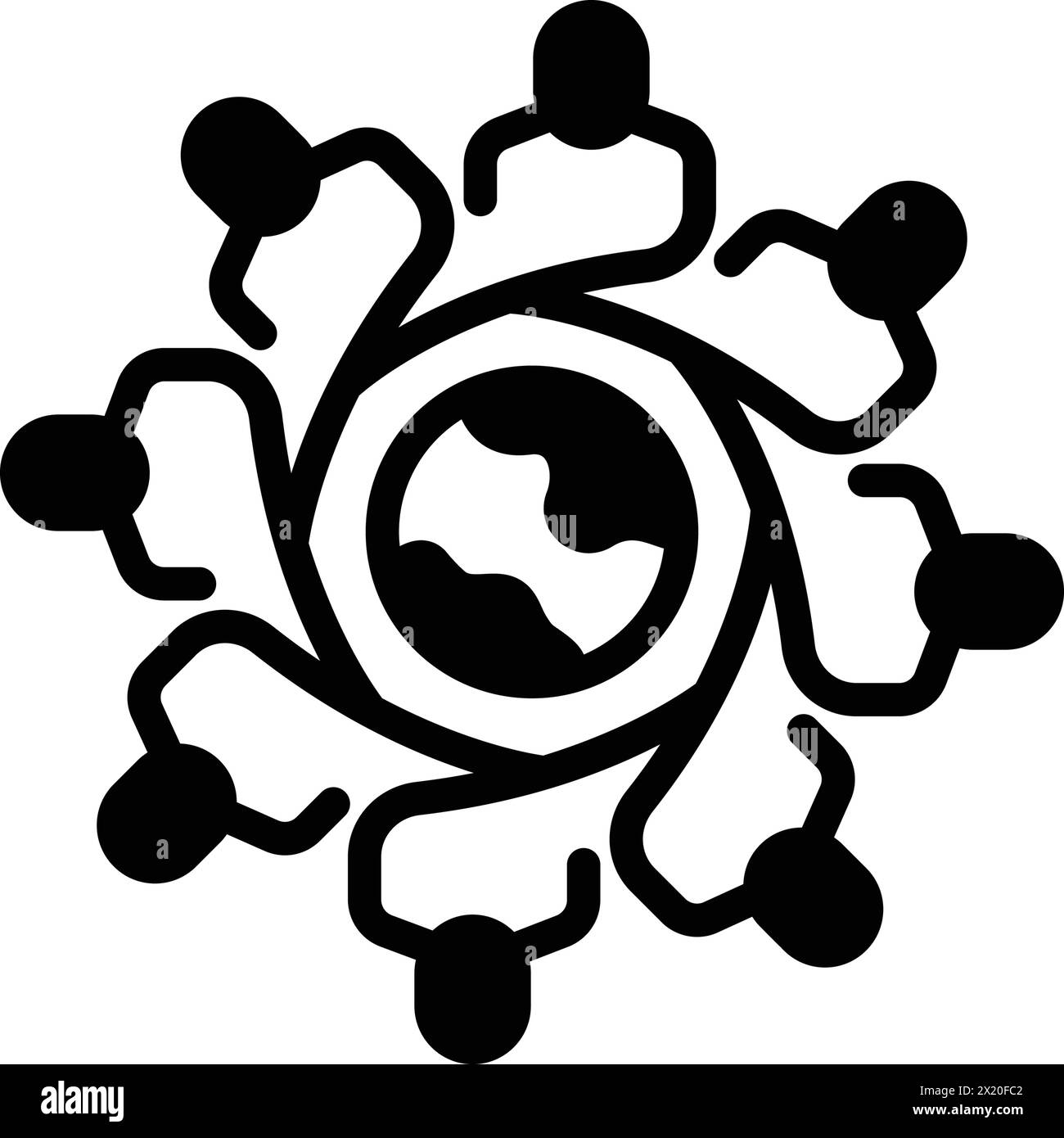 Symbol für Kultur, Zivilisation Stock Vektor