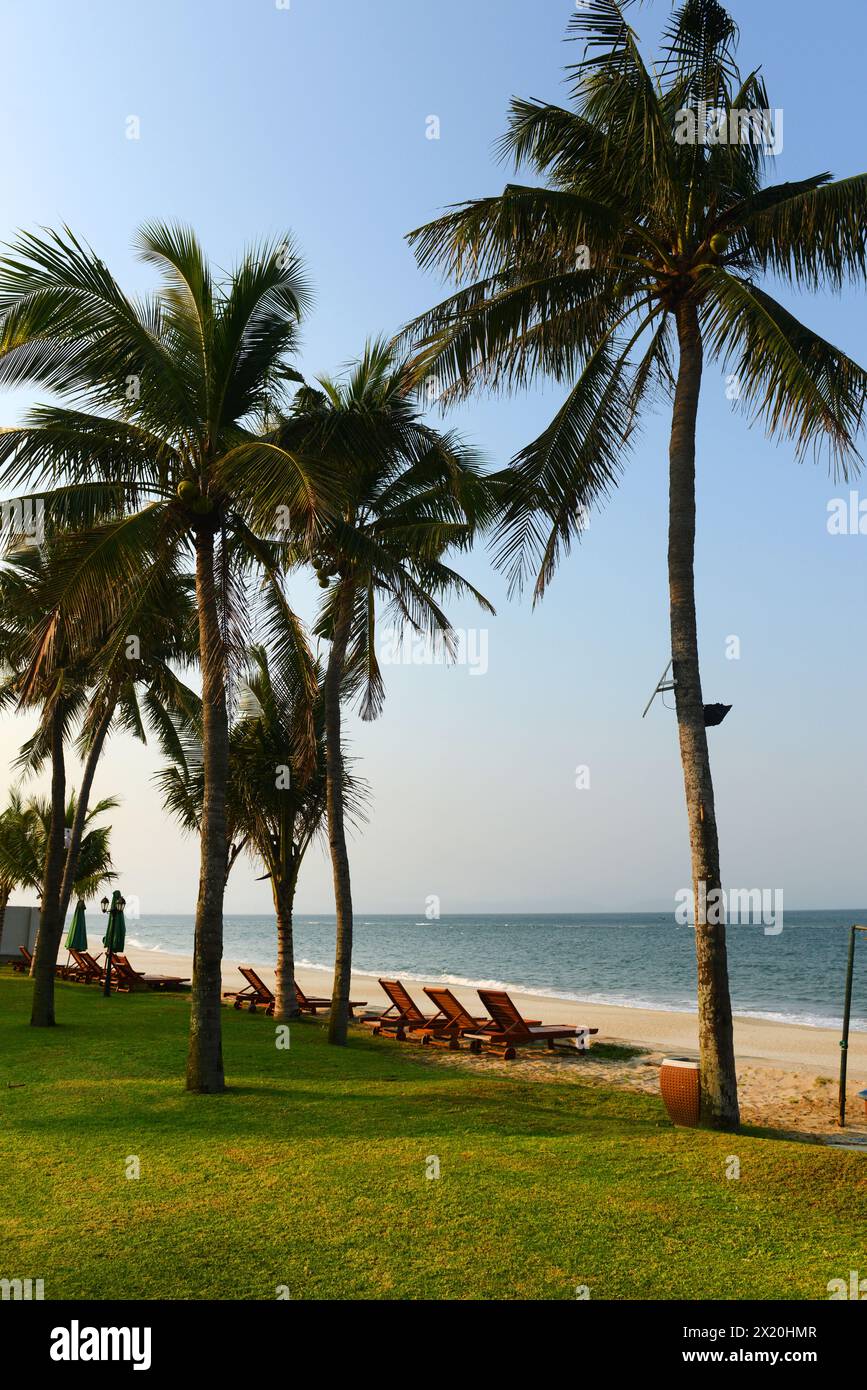 Das Palm Garden Resort, Cua Dai Beach, Hoi an, Vietnam. Stockfoto