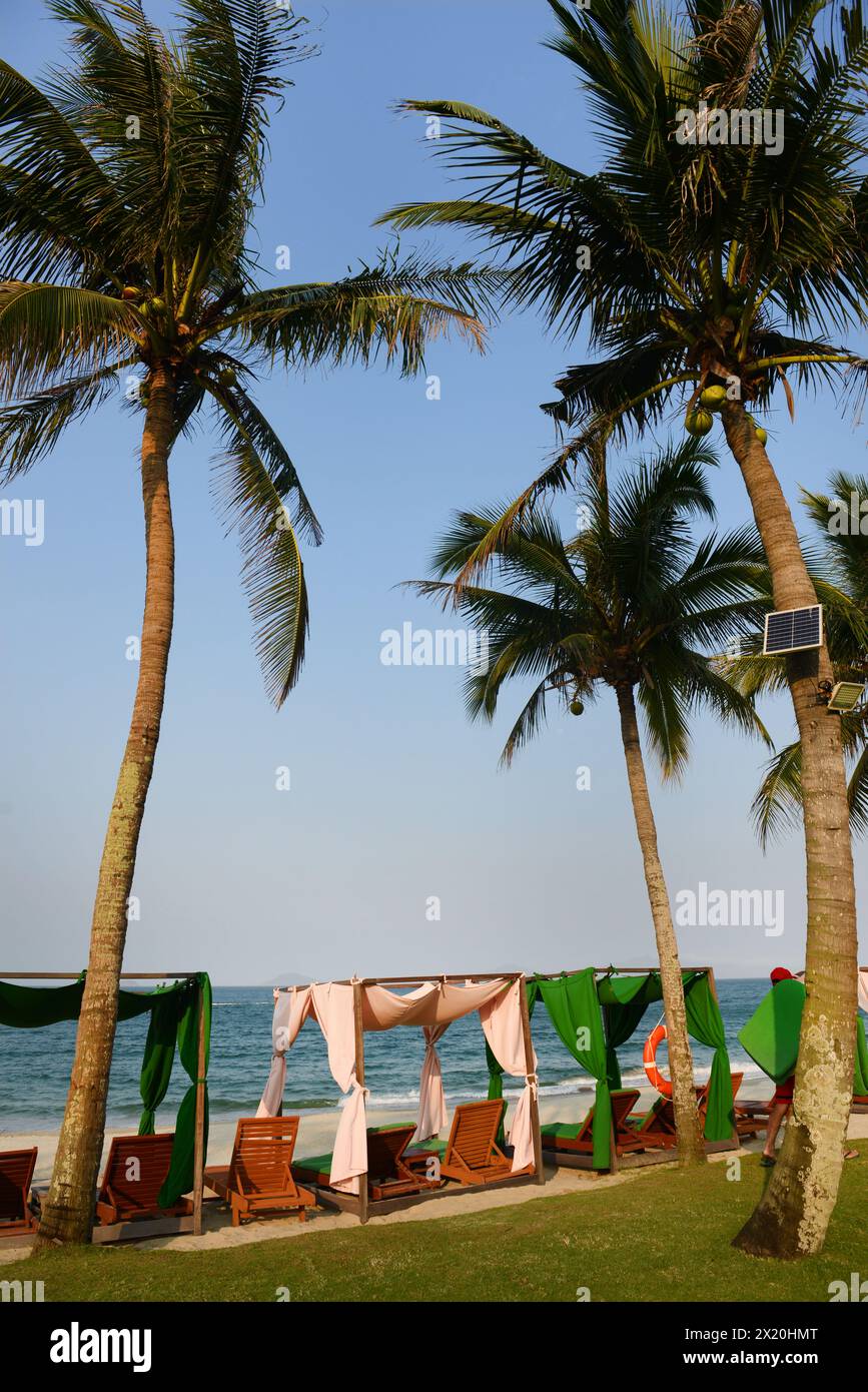 Das Palm Garden Resort, Cua Dai Beach, Hoi an, Vietnam. Stockfoto