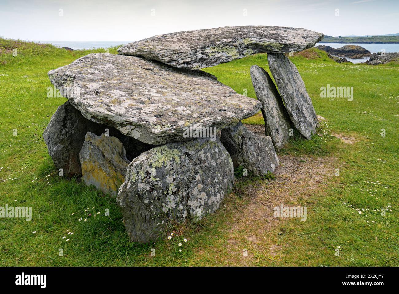 Irland, County Cork, Mizen Peninsula, Altar Wedge Tomb, 2500 v. Chr Stockfoto