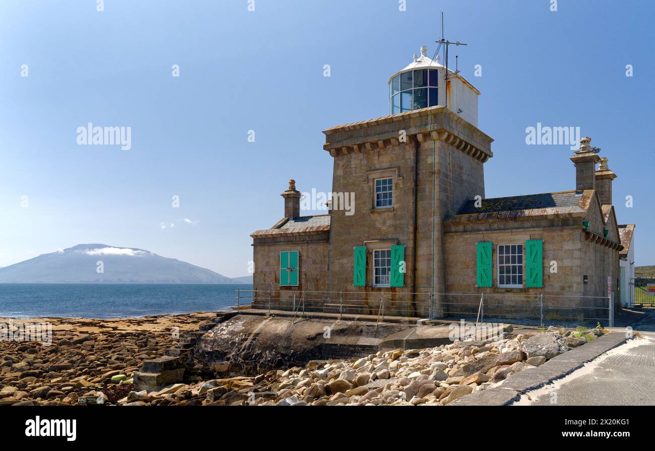 Irland, County Mayo, Mullet Peninsula, Doobeg Lighthouse Stockfoto