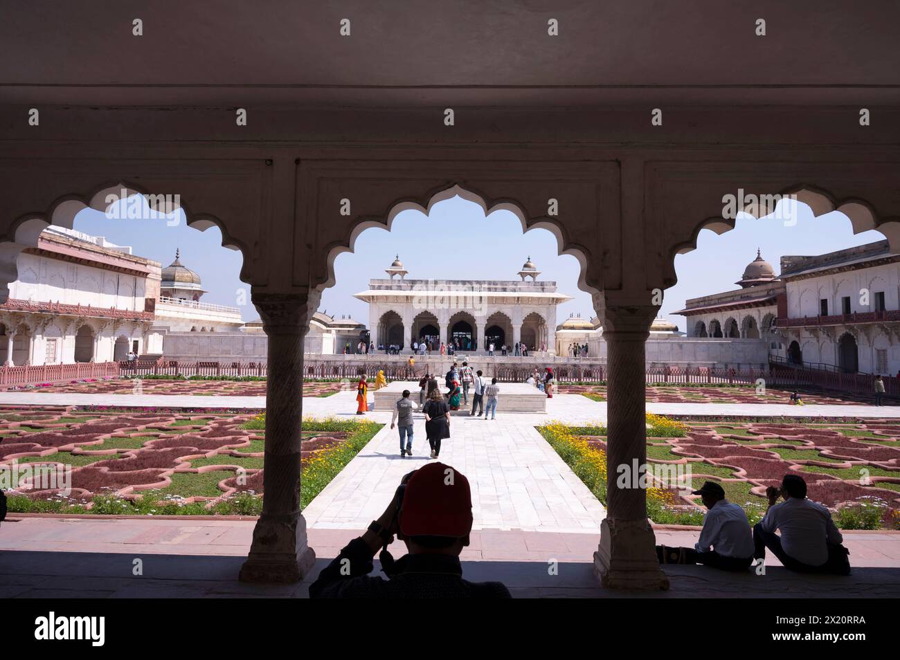 Anguri Bagh, Agra Fort Complex, Agra, Uttar Pradesh, Indien Stockfoto