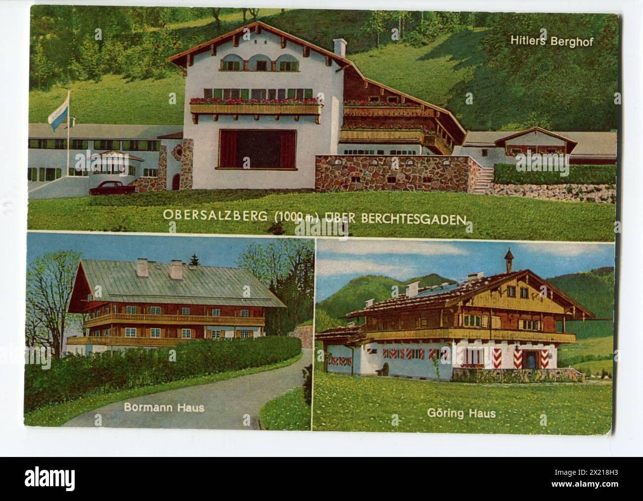 Geographie / Reisen, Deutschland, Städte und Gemeinden, Berchtesgaden, Obersalzberg, vor 1945 Berghof von Adolf Hitler, REDAKTIONELL-USE-ONLY Stockfoto