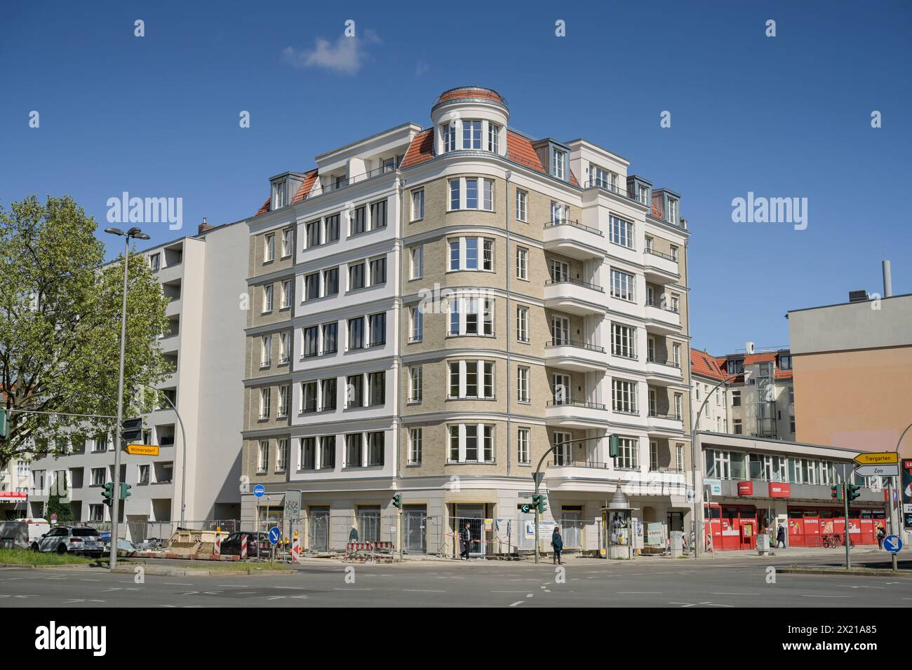Neubau, Martin-Luther-Straße / Grunewaldstraße, Schöneberg, Tempelhof-Schöneberg, Berlin, Deutschland Stockfoto