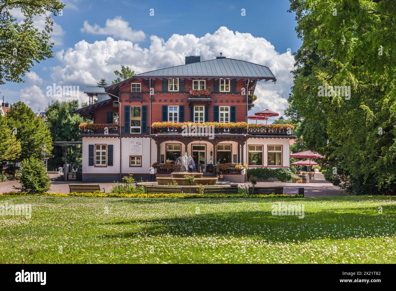 Geographie / Reise, Deutschland, Hessen, Königstein, Villa Borgnis im Kurgarten von Königstein, ADDITIONAL-RIGHTS-CLEARANCE-INFO-NOT-AVAILABLE Stockfoto