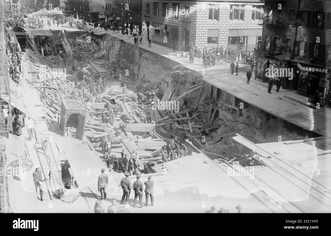 7th Avenue. Einstieg zwischen C1910 und C1915. Stockfoto