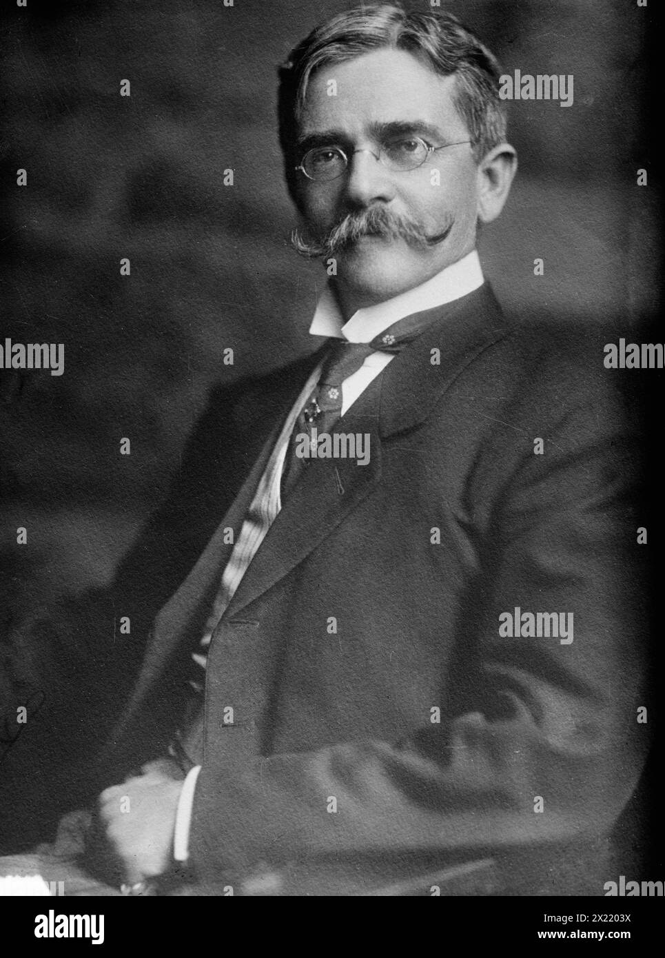 Vortrag von Panama - Dr. B. Porras, 1914. Zeigt Belisario Porras Barahona (1856–1942), einen panamaischen Politiker, der als Präsident Panamas diente. Stockfoto