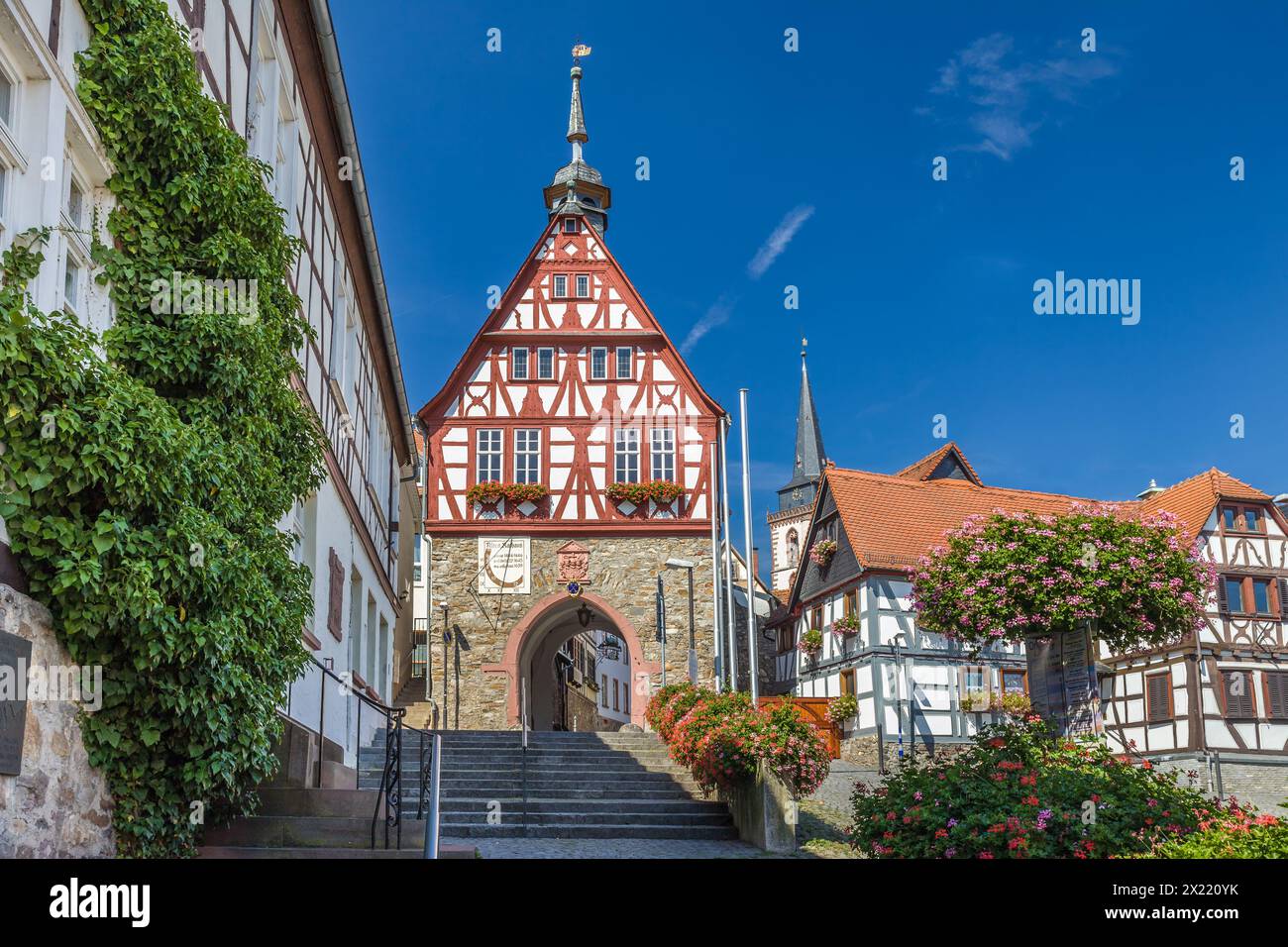 Geographie / Reise, Deutschland, Hessen, Oberursel, altes Rathaus von Oberursel, Taunus, ADDITIONAL-RIGHTS-CLEARANCE-INFO-NOT-AVAILABLE Stockfoto