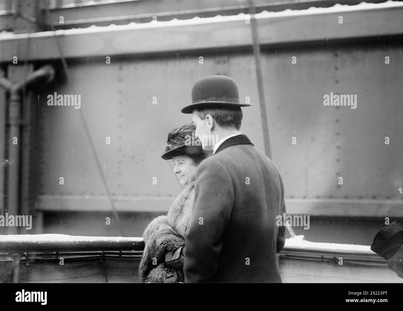 F. J. Shepard &amp; Ehefrau, 1913. Stockfoto