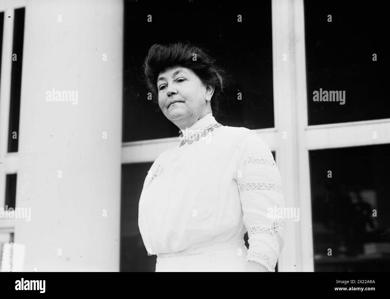 Mrs. Woodrow Wilson, zwischen 1910 und 1915. Ellen Axson Wilson (1860–1914), die erste Ehefrau von Präsident Woodrow Wilson. Stockfoto