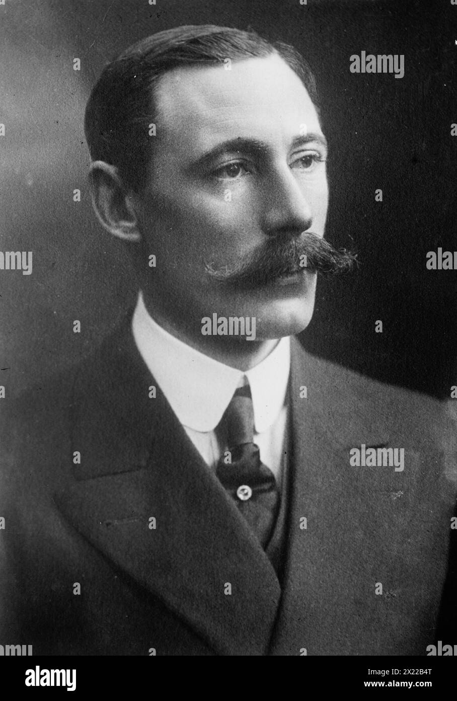 Hon. F.E.-Gast, zwischen 1912 und 1915. Zeigt den britischen Politiker Frederick Edward Guest (1875–1937). Stockfoto