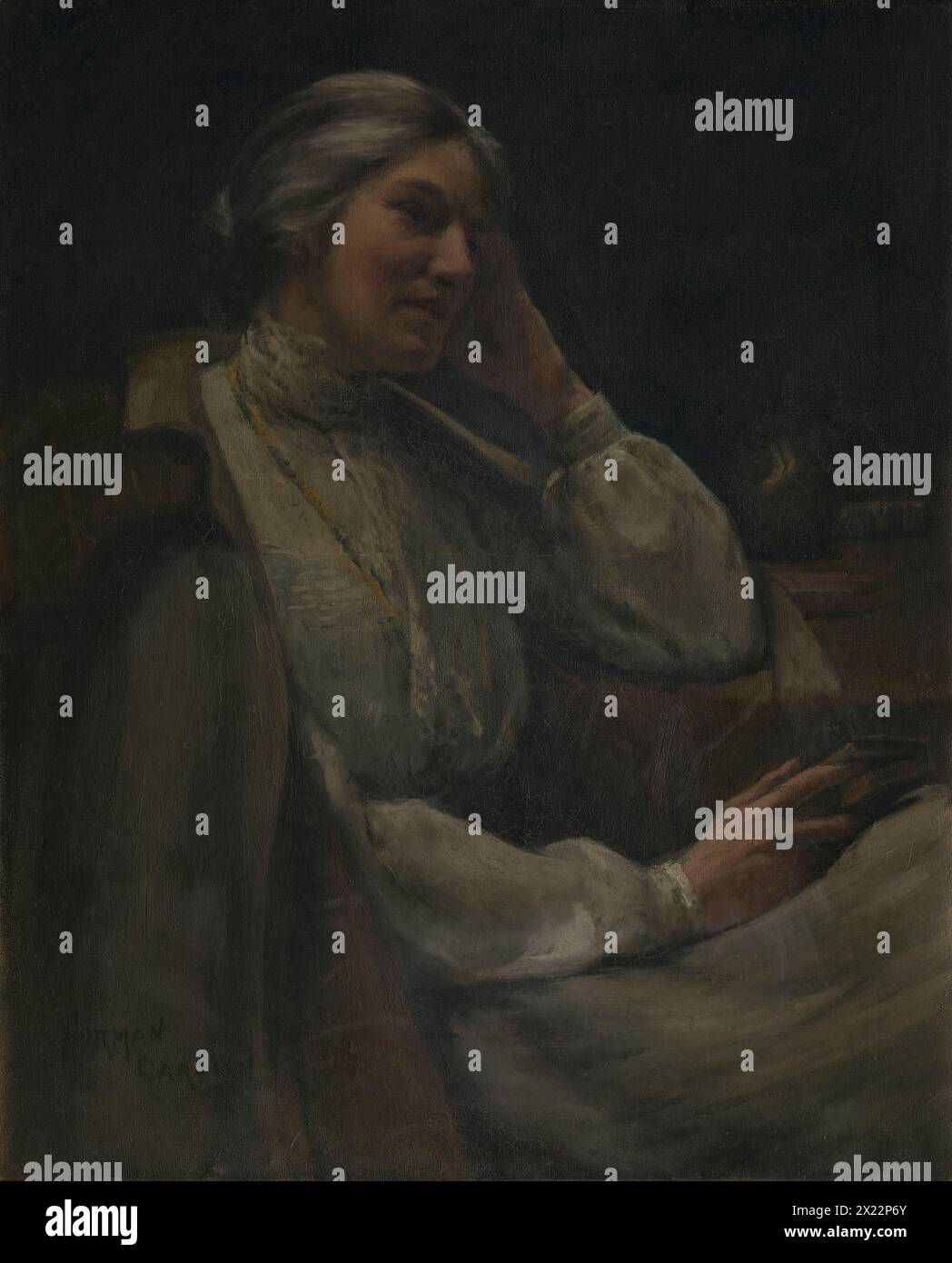 Porträt von D.K. Richmond, 1903. Stockfoto