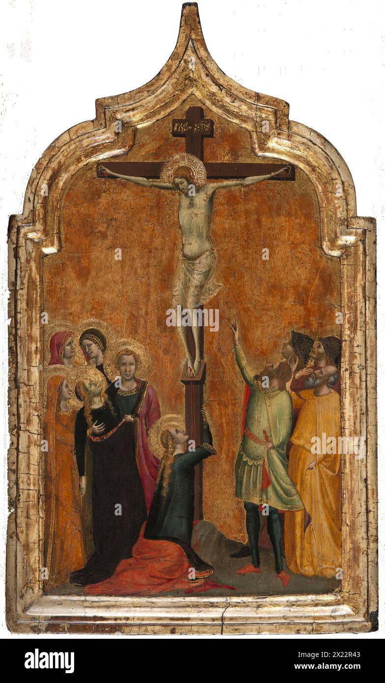 Die Kreuzigung, 1330. Stockfoto