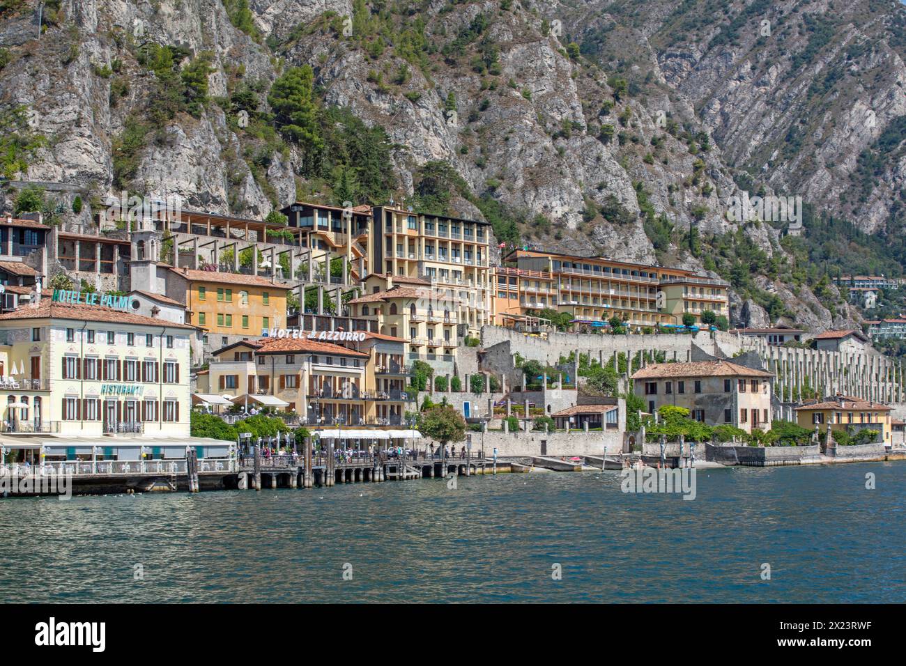 Limone Sul Garda, Gardasee, Italien Stockfoto