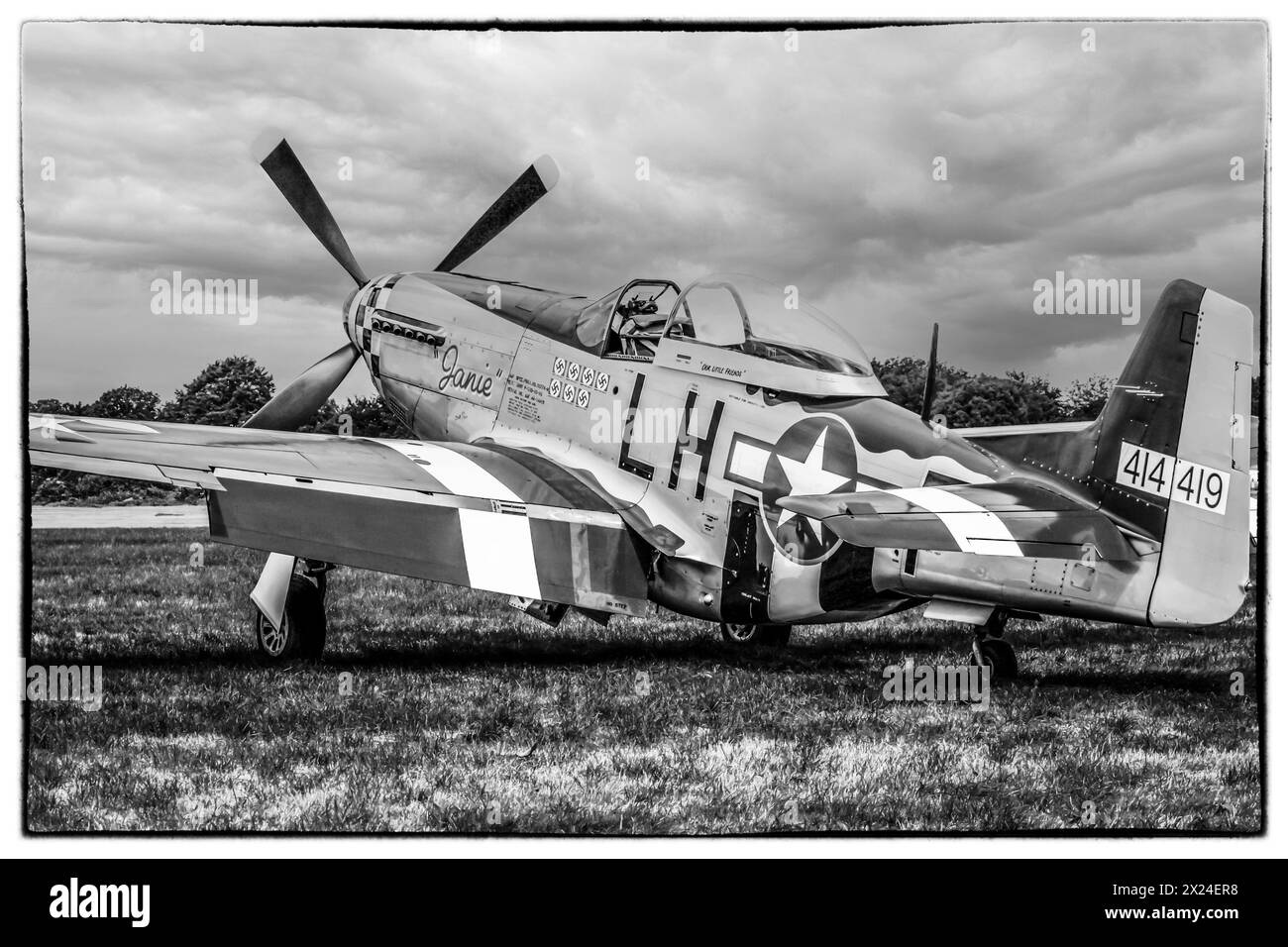 WW2 P-51 Mustang Stockfoto