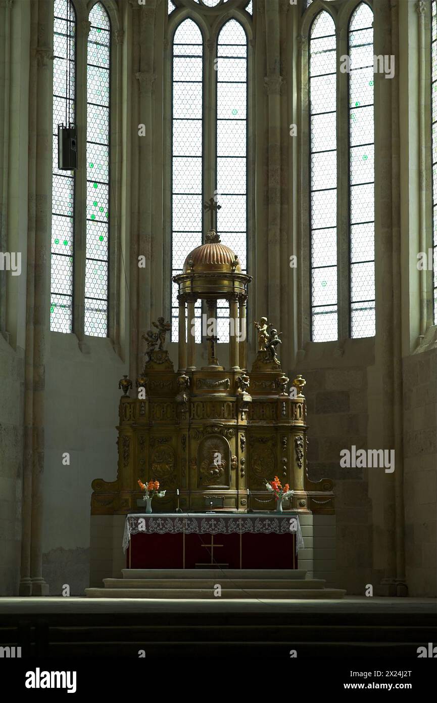 Alba Iulia, Rumänien, Rumänien; Kathedrale Católica de San Miguel – innen; Katholische Kathedrale St. Michael – Innenraum, innen Stockfoto